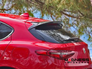 Alfa Romeo Stelvio Roof Spoiler - Carbon Fiber - Stile Italia 